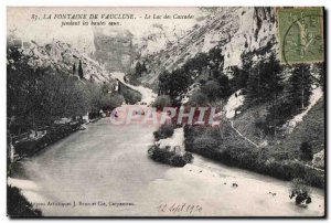 Fontaine de Vaucluse - Lake Cascades - Old Postcard