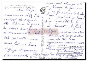 Postcard Modern Marvels Paris and The Arc de Triomphe Etoile