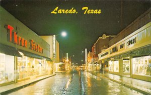 International Bridge Night Scene - Laredo, Texas TX