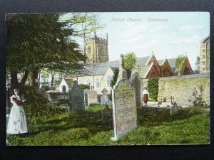 Cornwall CAMBORNE Parish Church of St Martin & St Meriadoc's c1908 Postcard