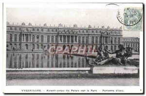 Old Postcard Versailles Before Corps Du Palais on the Parterre park & ​​#...