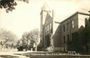 RPPC Postcard; State Teacher's College, Valley City ND 05602, Posted, c.1940s
