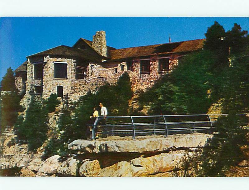 Arizona Grand Canyon Lodge Hotel North Rim Union Pacific RR  Postcard # 8555