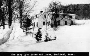 Buckland Massachusetts Mary Lyon House Real Photo Antique Postcard K58741