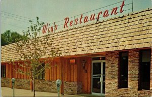 Wigs Resturant Independence KA Kansas Exterior VTG Postcard UNP Unused Vintage 