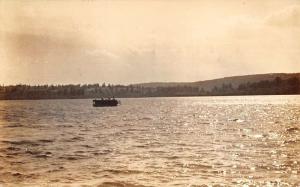 Lake Kitchawan New York Scenic Waterfront Real Photo Antique Postcard K86089