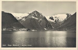 Norway Sogn Balholm Kvikne Hotel RPPC 06.83