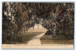 1908 Campus View Iowa State College Ames Iowa IA Posted Antique Postcard