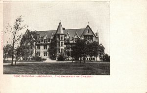 Vintage Postcard 1900's Kent Chemical Laboratory The University of Chicago ILL