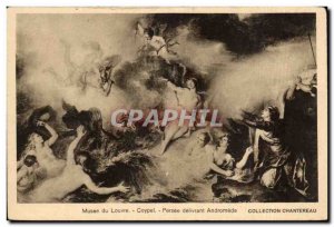 Paris - 1 - Louvre - Coypel - Perseus Freeing Andromeda - Old Postcard