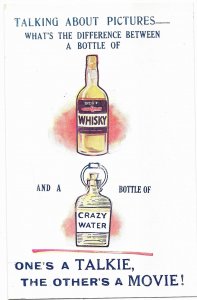 What's Difference Between a Bottle of Whiskey & Crazy Water? Drinking  Comic