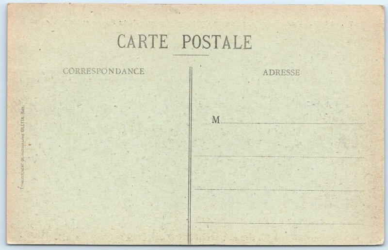 c1920s Nice, France Felix Faure Avenue Hotels Mountains Cityscape Skyline A355