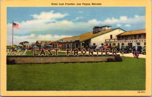 Linen Postcard Hotel Last Frontier in Las Vegas, Nevada