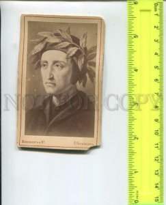 439654 DANTE ALIGHIERI Great Italian POET WEZENBERG Wesenberg CDV Photo Portrait