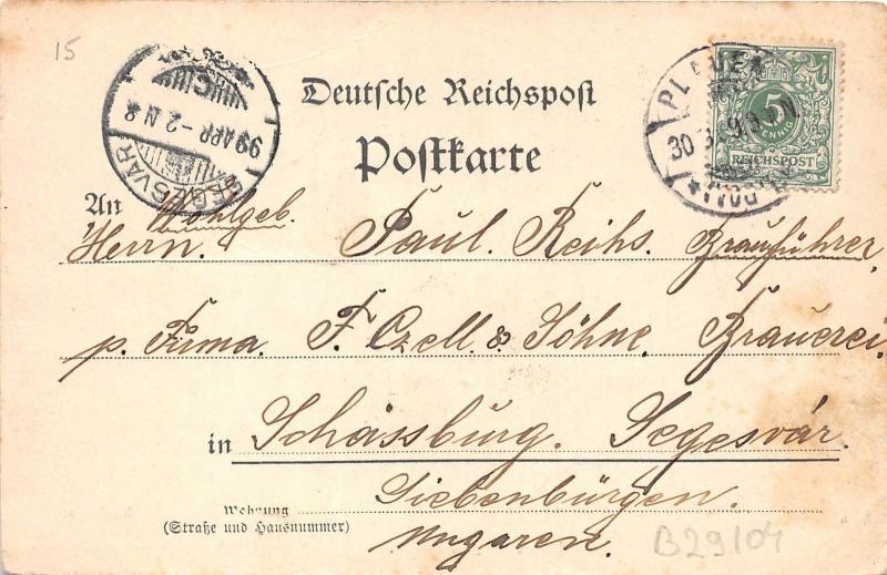 B29104 Gruss aus Plauen Rathaus germany