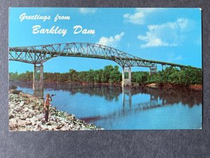 Greetings From Barkley Dam KY Chrome Postcard H1241085632