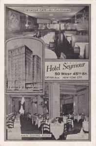 Hotel Seymour - Cafe and Dining Room - New York City pm 1950