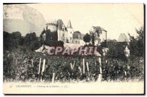 Old Postcard Chambery castle of the Bathie