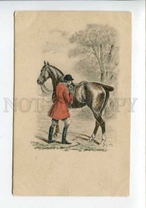 422876 SPORT Jockey HORSE Racing Vintage F.G.B. #632 PC