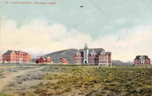 State Academy Idaho State University Pocatello ID 1910c postcard