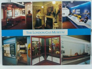 Vintage Multiview Postcard The London Gas Museum Bromley by Bow London