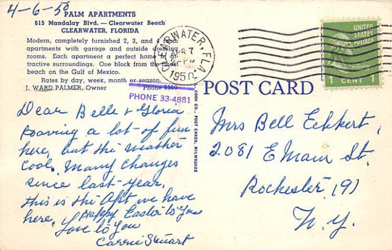 Palm Apartments North and South Wing Clearwater FL