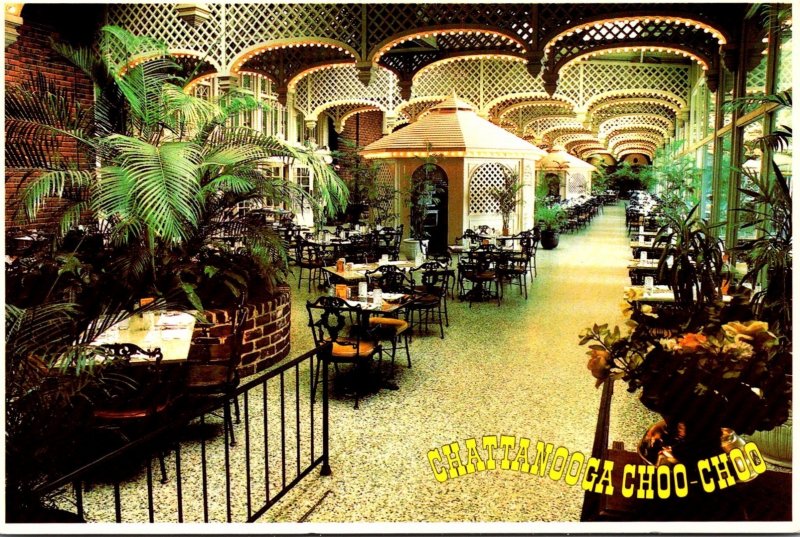 Tennessee Chattanooga Greetings Chattanooga Choo-Choo Palm Terrace Dining Area