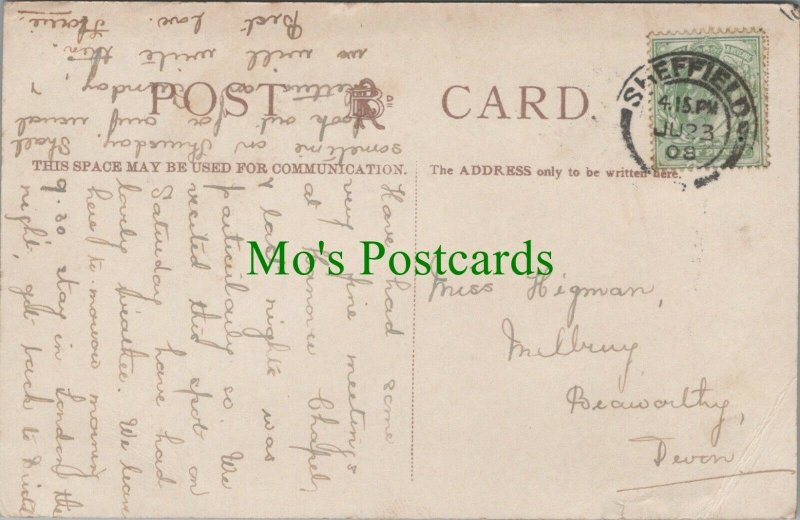 Genealogy Postcard - Higman - Melbury, Beaworthy, Devon   RF8556
