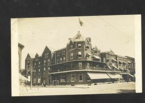 RPPC SARNIA ONTARIO CANADA DOWNTOWN STREET SCENE REAL PHOTO POSTCARD