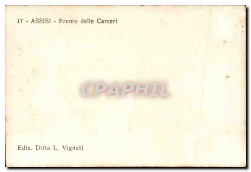 Modern Postcard Assisi Eremo delle Carceri