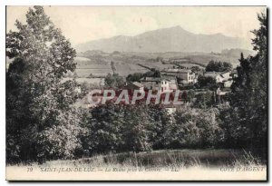 Old Postcard Saint Jean Luz Rhune taking Ciboure