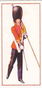 Carreras Vintage Cigarette Card Military Uniforms 1976 No 47 Ensign 1950 Scot...