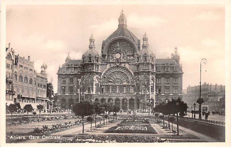 Gare Centrale Anvers Belgium Unused 