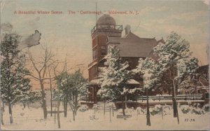 Postcard Beautiful Winter Scene Castlereagh Wildwood NJ