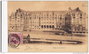 LIEGE, Palais du Gouverneur, Belgium, PU-1907