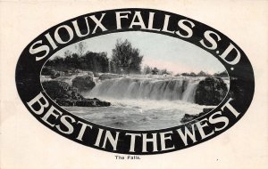 F71/ Sioux Falls South Dakota Postcard c1910 Fancy Best in West