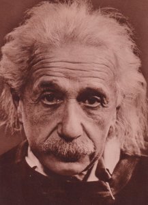 Einstein German Scientist Physicist Rare Real Photo Postcard