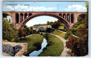 Luxembourg - Pont Adolphe - Postcard