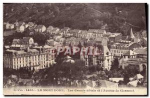 Old Postcard Le Mont Dore Great Hotels And I & # 39Avenue De Clermont