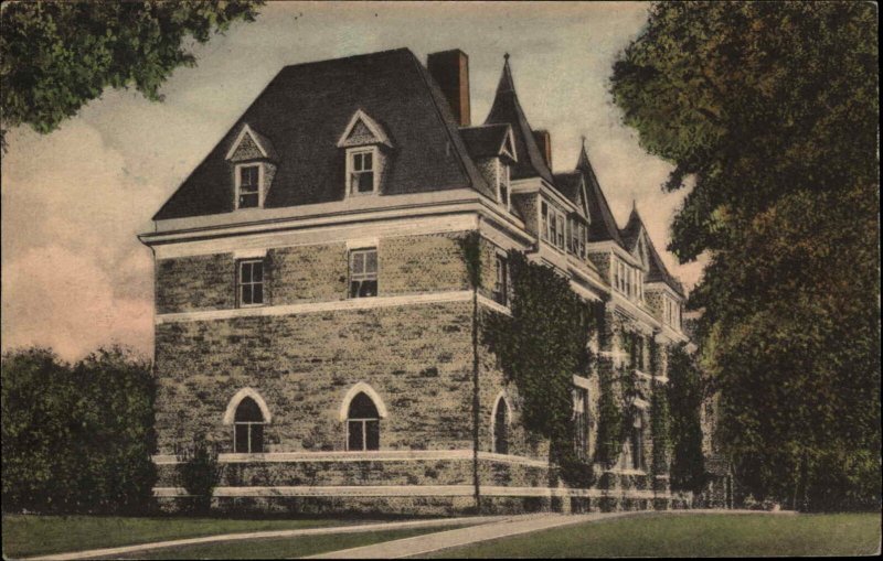 Sewanee Tennessee TN University of the South St Luke's Hall Vintage Postcard