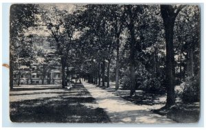 1909 Campus University Michigan Exterior Ann Arbor Michigan MI Vintage Postcard