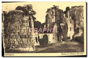 Old Postcard Perigueux ruins of Chateau Barriere