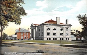 Public Library Portsmouth, Ohio OH Postcard