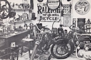 Motorbike Bike Workshop Raleigh Dunlop RPC Postcard