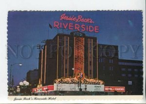 442281 USA Nevada Jessie Becks Riverside Hotel advertising Old postcard