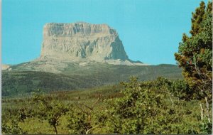 Chief Mountain Glacier National Park Montana MT Unused Vintage Postcard H3 