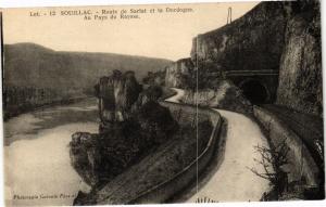 CPA Lot SOUILLAC Route de Sariat et la Dordogne Au Pays du Raysse (223856)