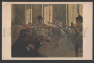 107669 BALLET Dancer Room & VIOLINIST by DEGAS Vintage PC