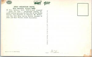 GRAY MOUNTAIN, AZ Arizona  View TRADING POST & MOTEL   c1960s  Cars   Postcard