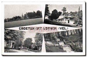 Netherlands Old Postcard Groeten uit Loenen (Vel)